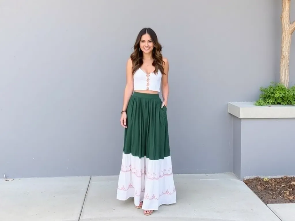 Jak wystylizować długie spódnice