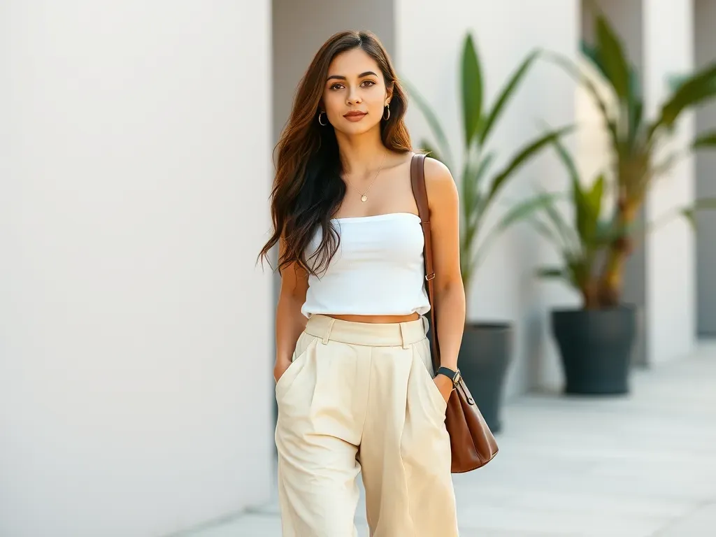 Szerokie spodnie w kobiecej szafie