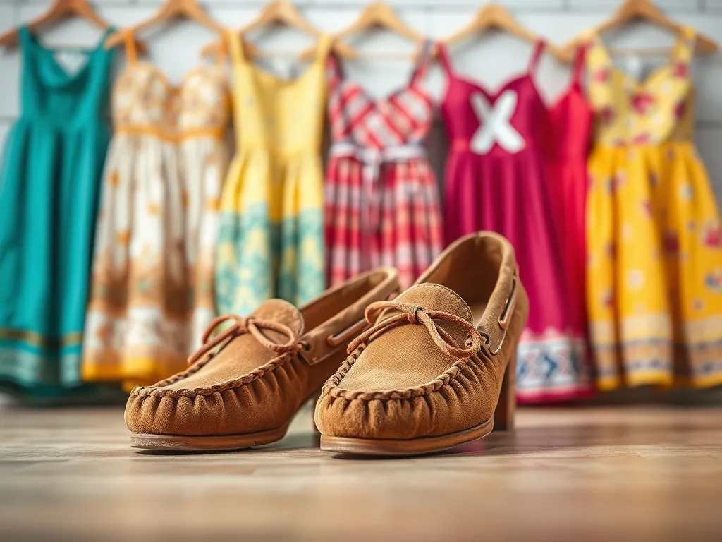 Mokasyny do sukienki stylizacje: odkryj modne połączenia!