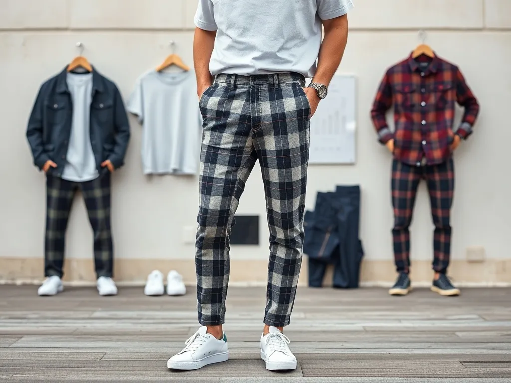 Spodnie w kratę męskie: stylizacje na każdą okazję