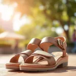Sandały z zakrytą piętą: styl i komfort na każdą okazję