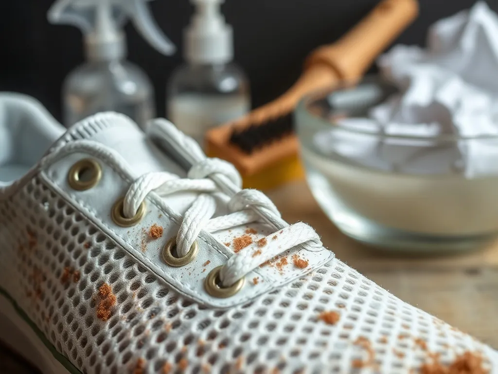 Jak wyczyścić białe buty z siatki? Skuteczne metody i porady
