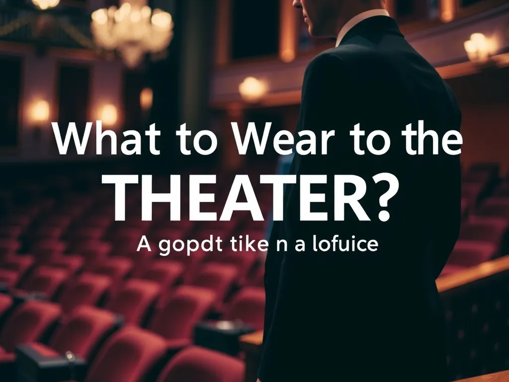 W co się ubrać do teatru? Przewodnik po eleganckim dress code