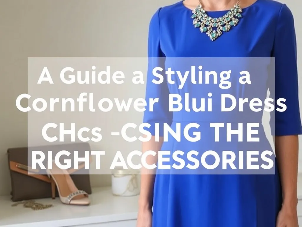 Jakie dodatki wybrać do chabrowej sukienki? Przewodnik stylizacji