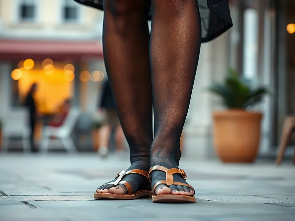 Rajstopy do sandałów: jak nosić je z klasą?